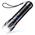 Blukar Rechargeable LED Flashlight, Super Bright Aluminum Flashlights with 5 Light Modes, 2000L Waterproof Handheld Flashlight Adjustable Focus for Camping, Hiking, Emergency, DIY