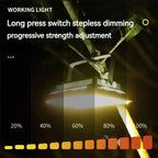 Luz LED Portátil Recarregável para Camping e Emergência