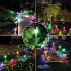 Luzes solares exteriores para jardim alimentada a energia solar, impermeável, luz LED para caminhos, ideal para jardim,