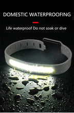 Luz LED COB de braço, 350mAh e 500 lúmens, banda luminosa para braço/perna/pulso para corrida noturna com função de sinalização, recarregável e IPX4