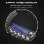 Conjunto de Luzes para Bicicleta 9 LEDs – Recarregável (1600LM Frente + 200LM Traseira) máxima segurança e visibilidade