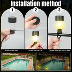 Luzes solares exteriores para jardim alimentada a energia solar, impermeável, luz LED para caminhos, ideal para jardim,