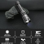 Lanterna P50 Potente – Zoom Telescópico com Display Digital de Bateria  Iluminação forte, portátil e pronta para qualquer situação