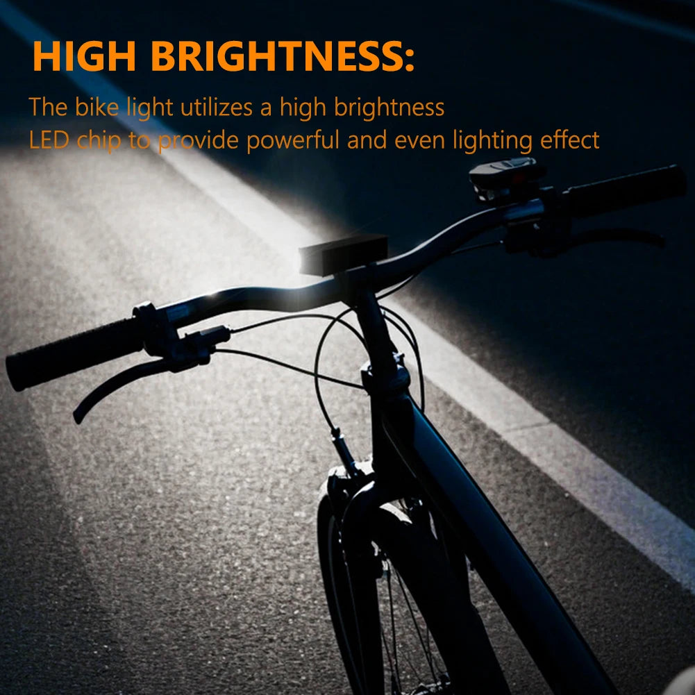 Conjunto de Luzes para Bicicleta 9 LEDs – Recarregável (1600LM Frente + 200LM Traseira) máxima segurança e visibilidade