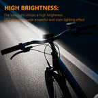 Conjunto de Luzes para Bicicleta 9 LEDs – Recarregável (1600LM Frente + 200LM Traseira) máxima segurança e visibilidade
