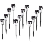 Luzes solares exteriores para jardim alimentada a energia solar, impermeável, luz LED para caminhos, ideal para jardim,