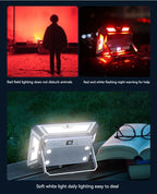 Lanterna LED para tenda de campismo, recarregável, de alta potência, para uso exterior e emergências, à prova de água