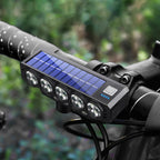 Conjunto de Luzes para Bicicleta 9 LEDs – Recarregável (1600LM Frente + 200LM Traseira) máxima segurança e visibilidade
