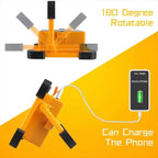 Projetor Solar Recarregável Portátil para Exterior com LED, Holofote Recarregável, Projetor de Iluminação para Construção